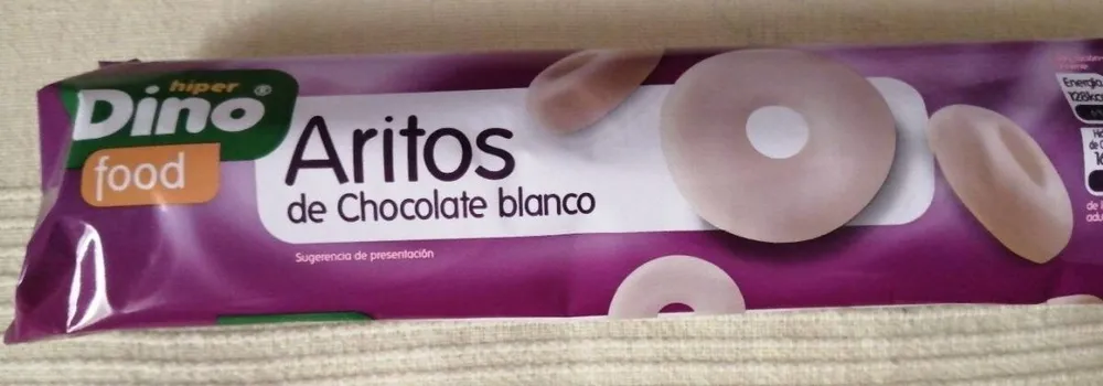 Aritos de chocolate blanco