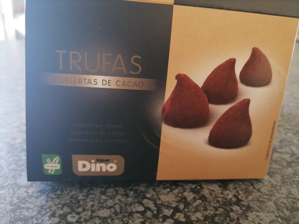Trufas cubiertas de cacao