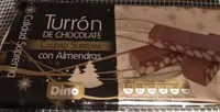 Turrón de chocolate con almendras