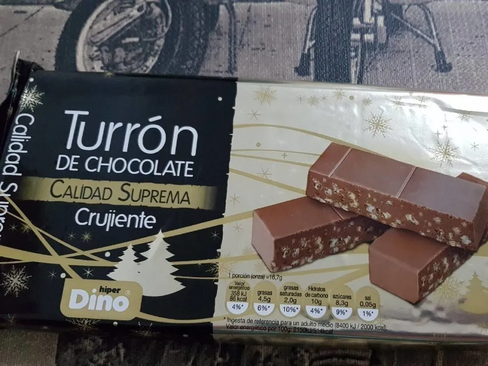 Turrón de chocolate