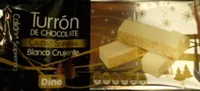 Turron de chocolate blanco crujiente