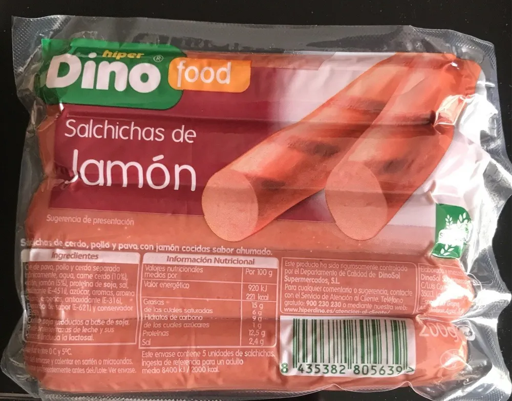 Salchichas de jamón