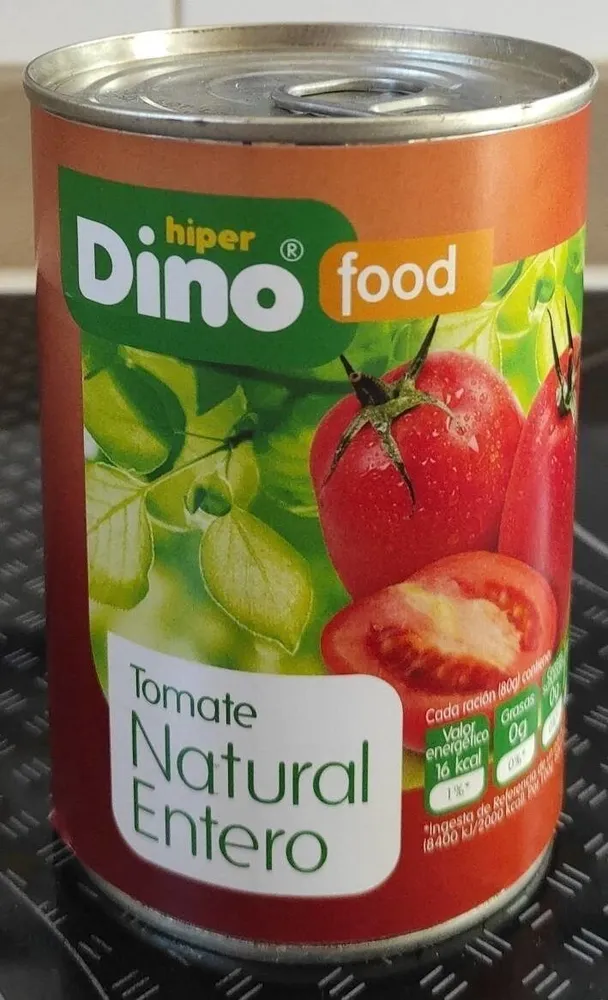 Tomate natural entero