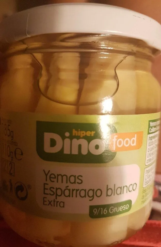 Yemas espárragos blanco hiper dino