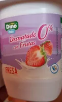 Desnatado con Fresas