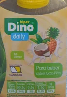 Yogur para beber sabor coco piña