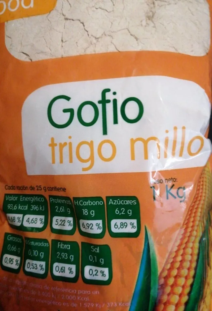Gofio trigo millo