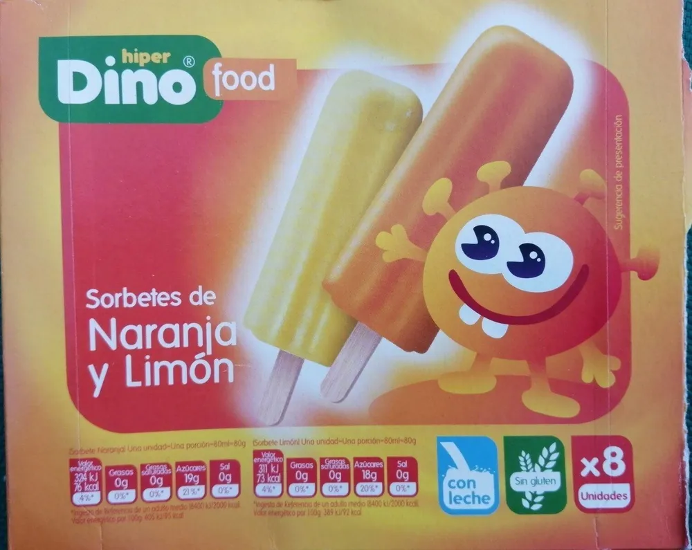 Sorbete de Naranja y Limón
