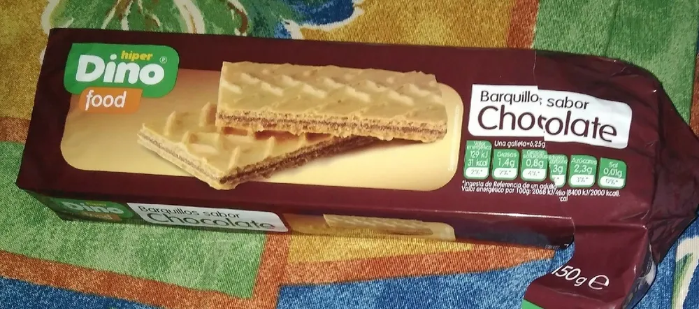 Barquillos sabor chocolate