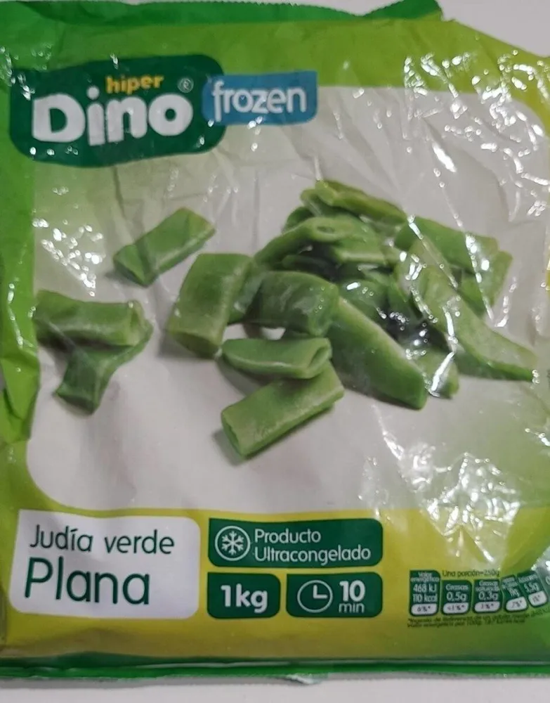 Judía verde plana