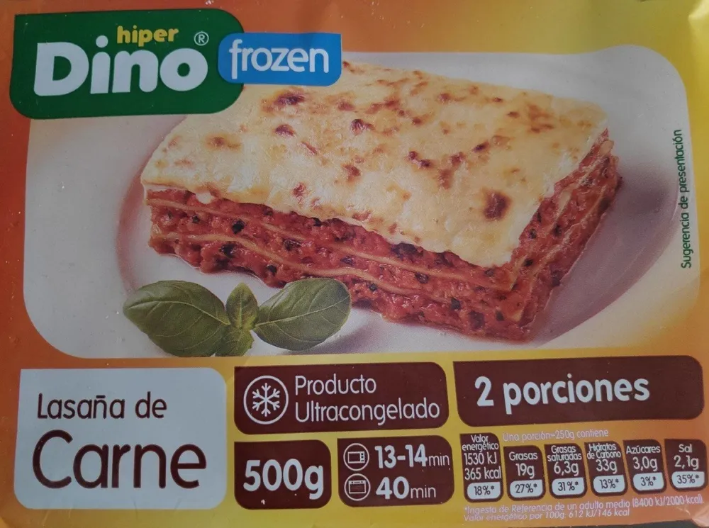 Lasaña de carne