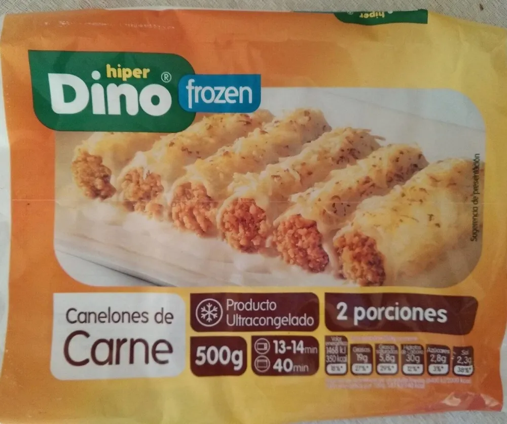 Canelones de carne