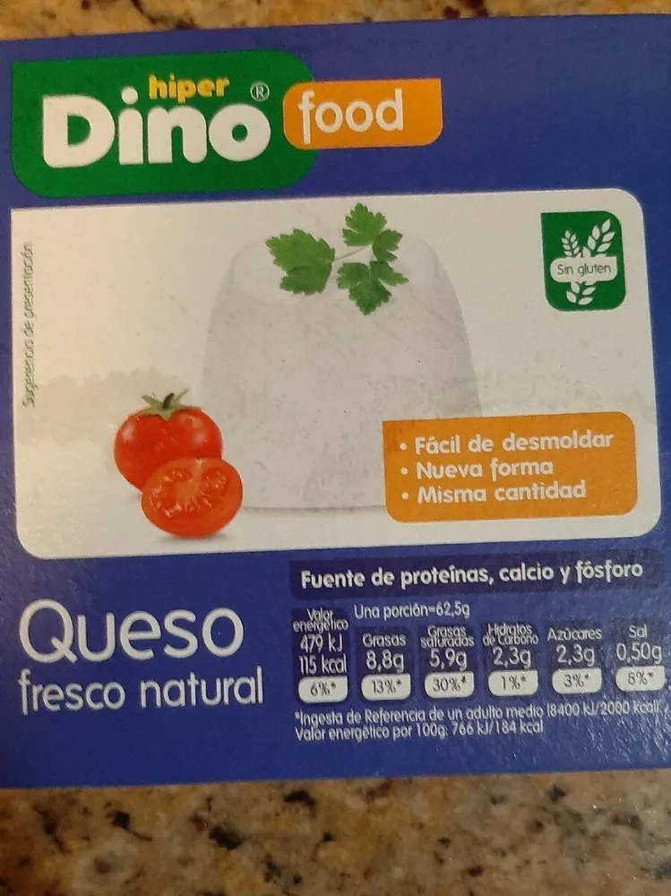 Queso fresco natural