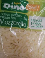 Queso fundido rallado con mozzarella