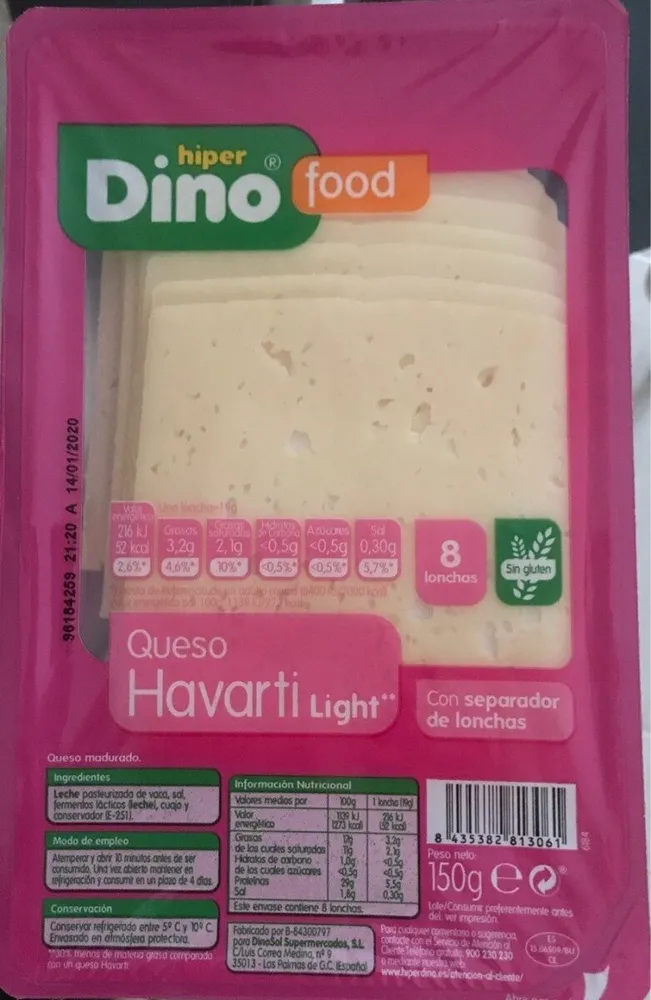 Queso Havarti Light