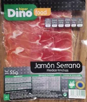 Jamón serrano medias lonchas