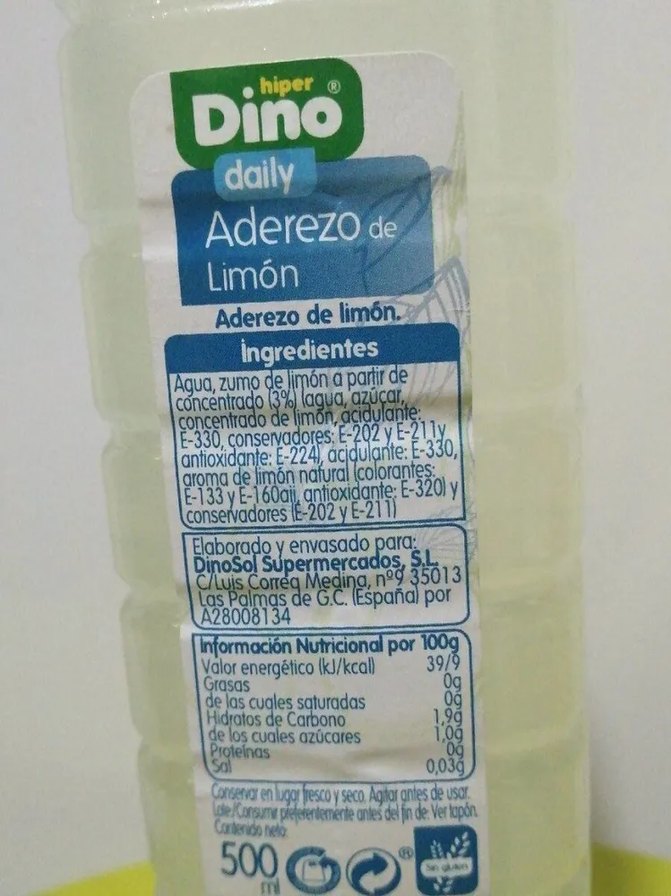 Aderezo de limón
