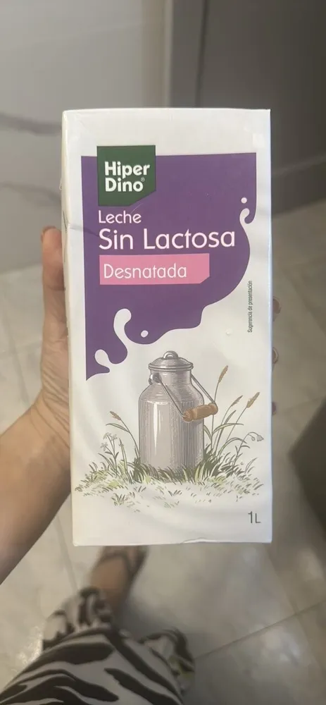 Leche sin lactosa desnatada