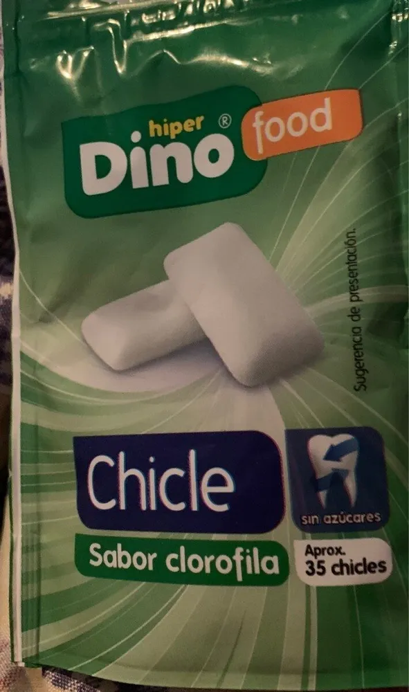 Chicle sabor clorofila