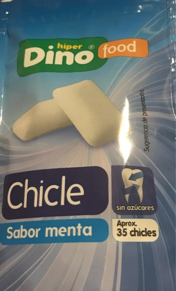 Chicle sabor menta