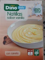 Natillas sabor vainilla con canela
