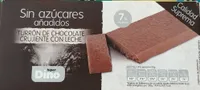 Turrón de chocolate crujiente con leche