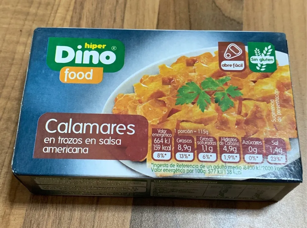 Calalanares en salsa americana