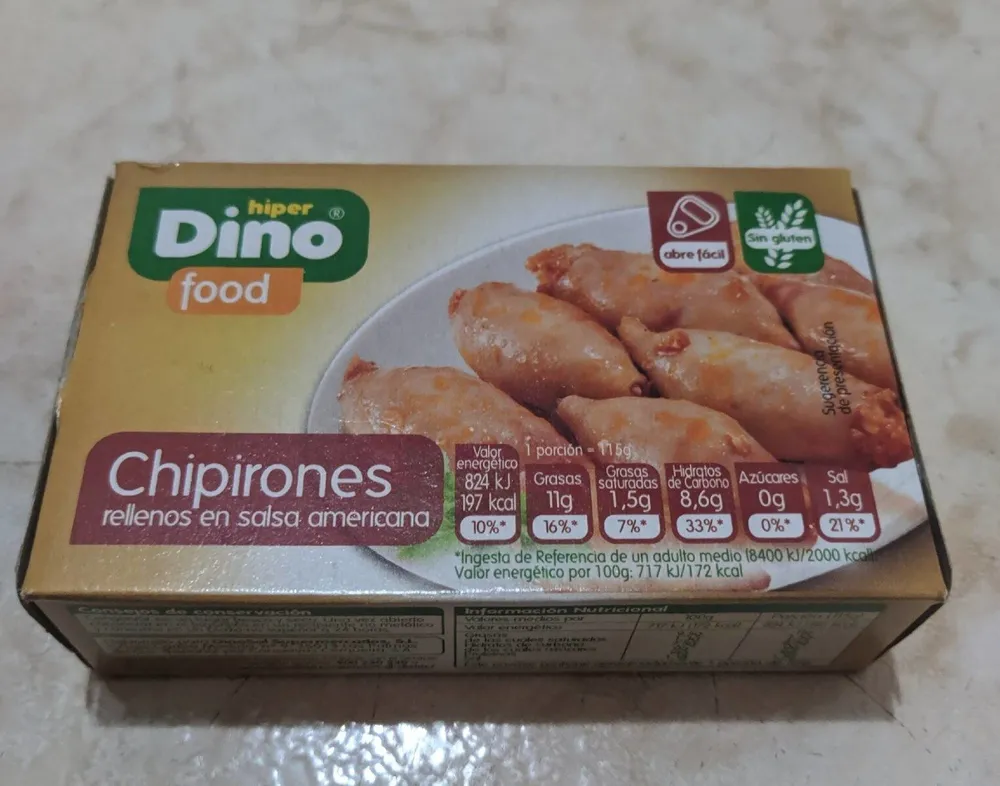 Chipirones rellenos en salsa americana