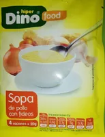 Sopa pollo con fideos Dino