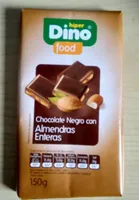 Chocolate negro con almendras enteras