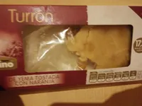 Turrón de yema tostada con naranja