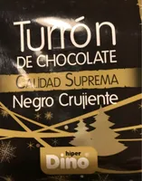 Turrón de chocolate negro