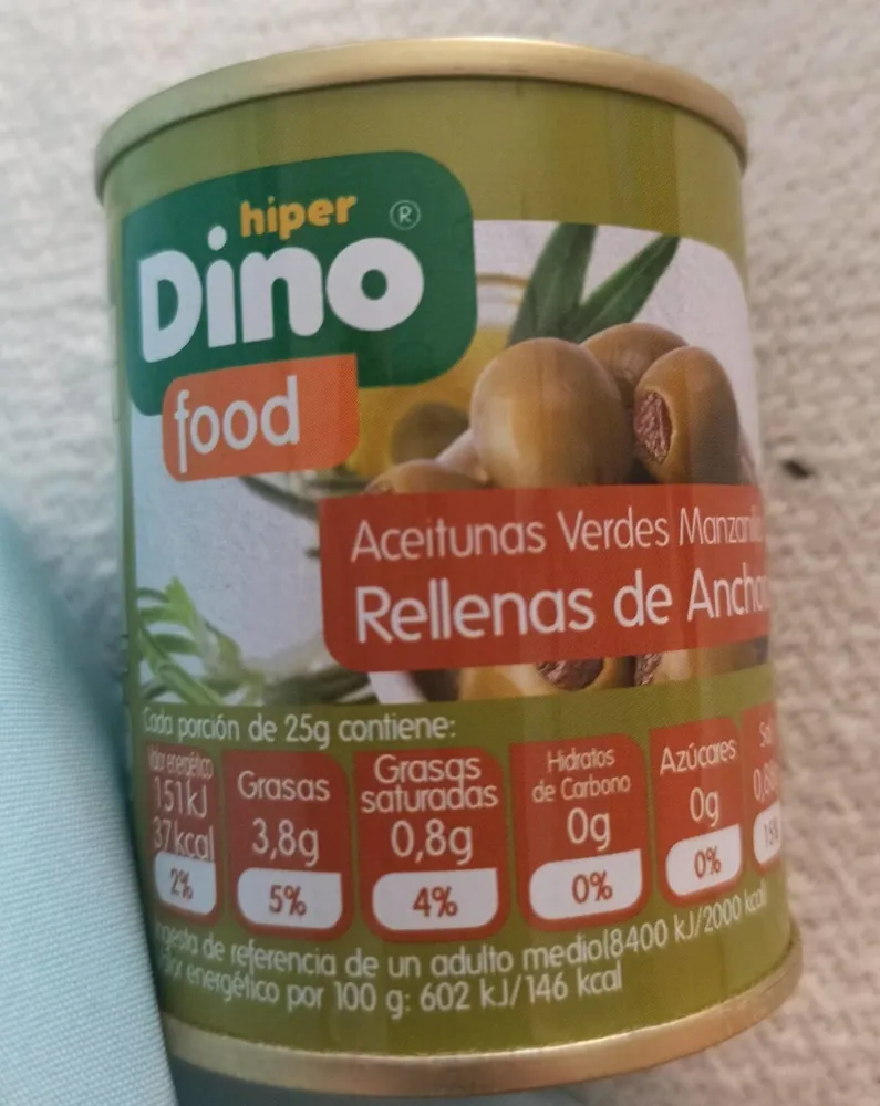 Aceitunas rellenas anchoa