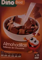 Almohadillas rellenas de chocolate