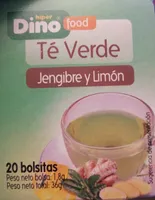 Té verde jengibre y limón