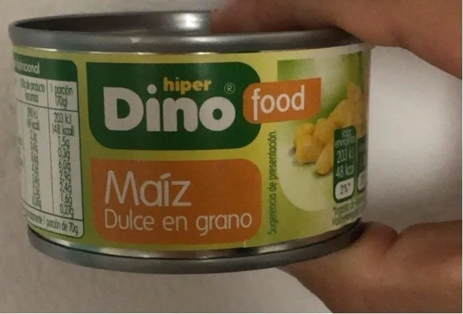Maíz dulce en grano