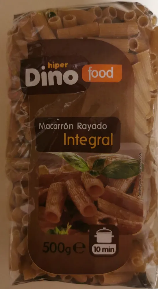 Macarrón Rayado Integral