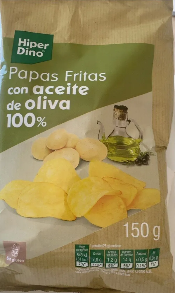 Papas Fritas con Aceite de Oliva