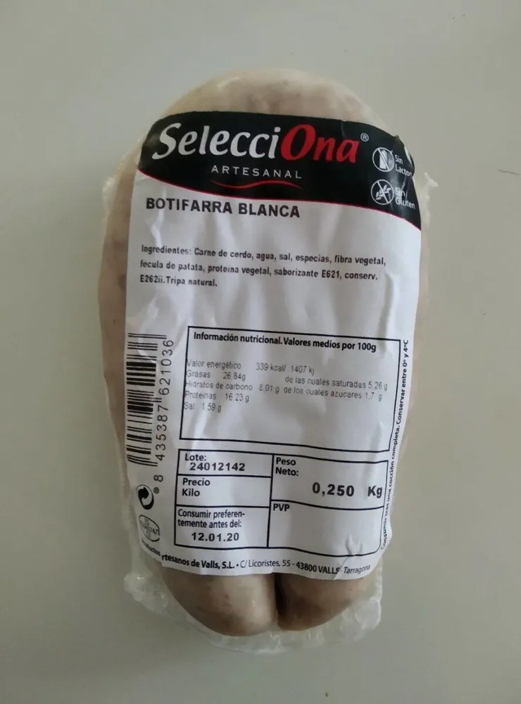 Botifarra blanca