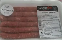 Salchicha fresca sin gluten