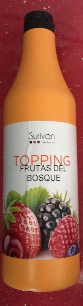 Topping frutas del bosque