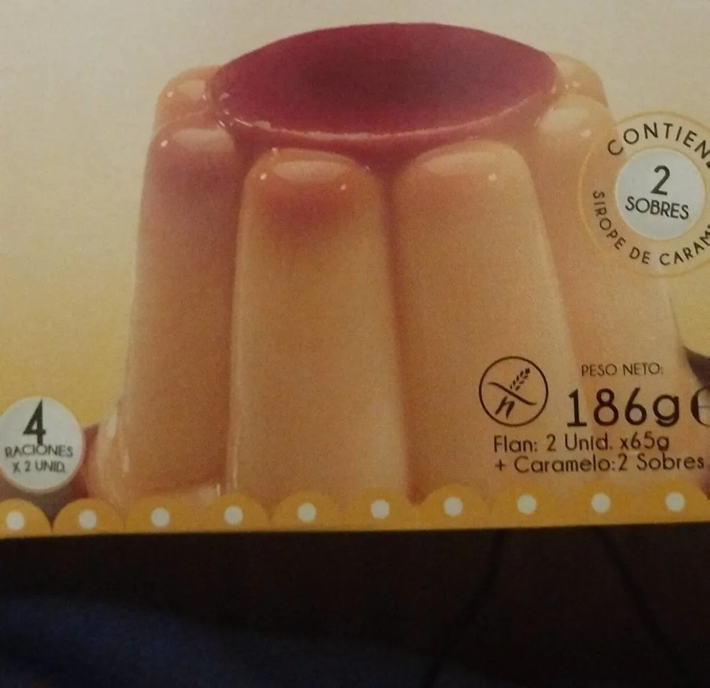 Flan sabor vainilla
