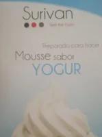 Mousse sabor yogur