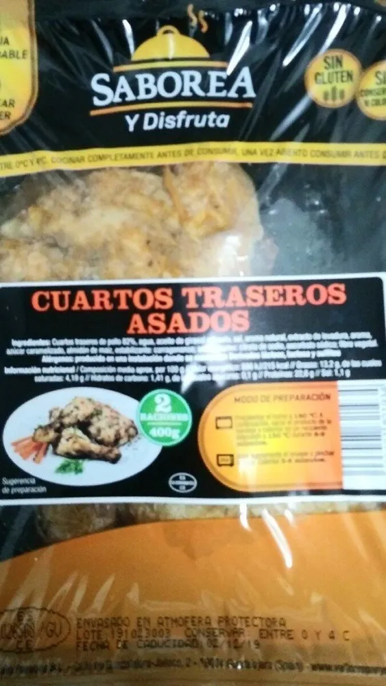 Cuartos traseros asados