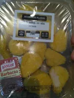 Nuggets de pechuga de pollo con sala barbacoa