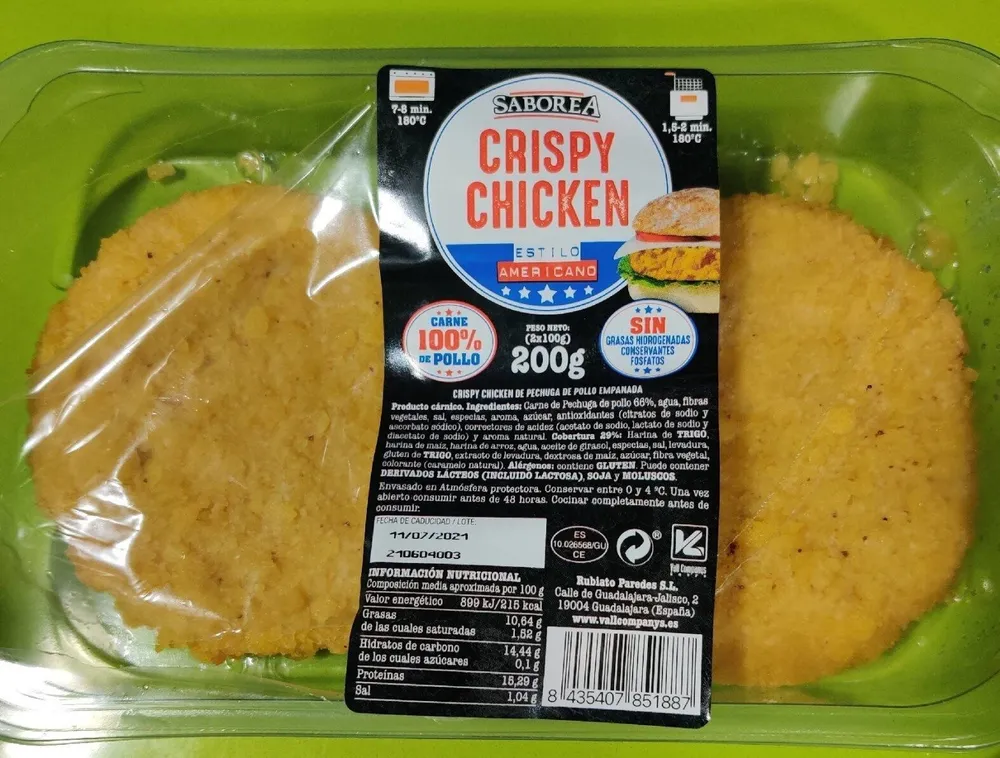 Hamburgesa Crispy Chicken Estilo americano