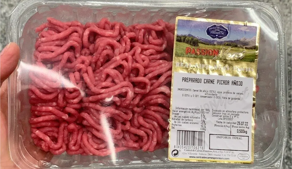 Preparado carne picada añojo