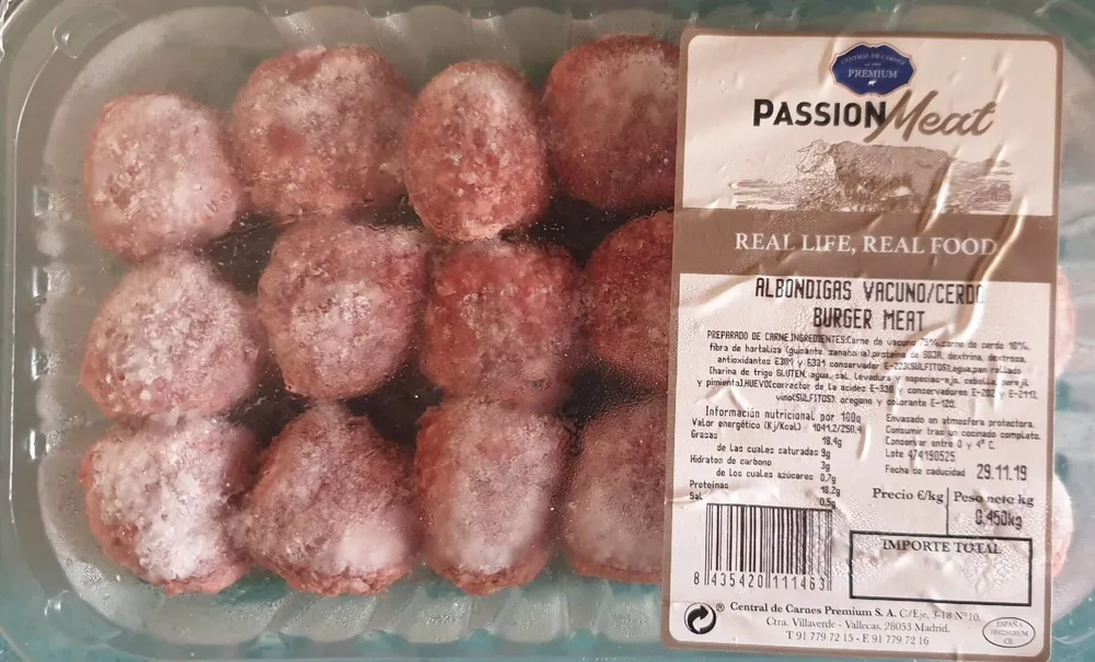 Albóndigas vacuno/cerdo