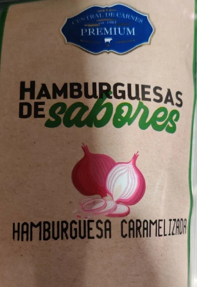 Hamburguesas de sabores. Caramelizada
