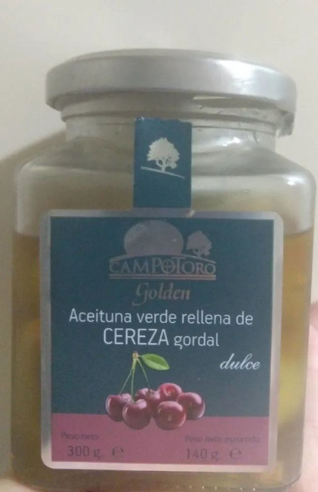 Aceituna gordal rellena de Cereza